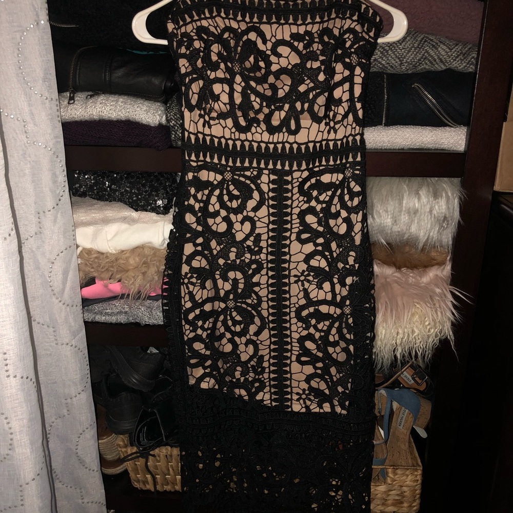 Strapless dress